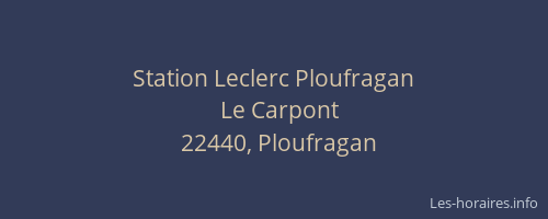 Station Leclerc Ploufragan