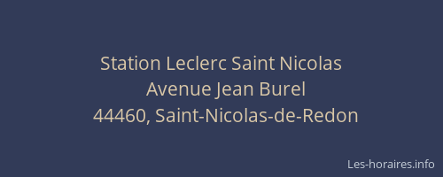 Station Leclerc Saint Nicolas