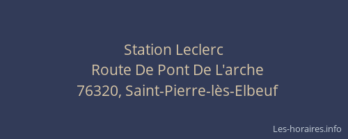 Station Leclerc
