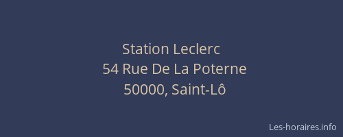 Station Leclerc