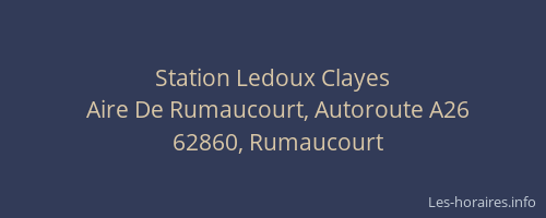 Station Ledoux Clayes