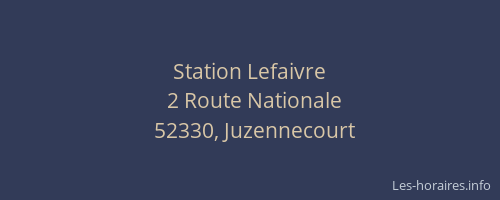 Station Lefaivre