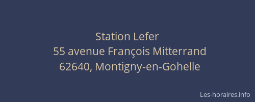 Station Lefer