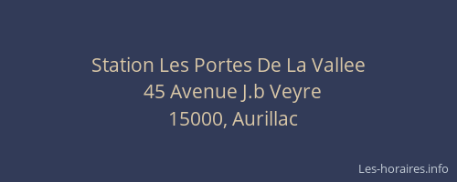 Station Les Portes De La Vallee
