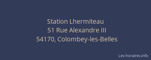 Station Lhermiteau