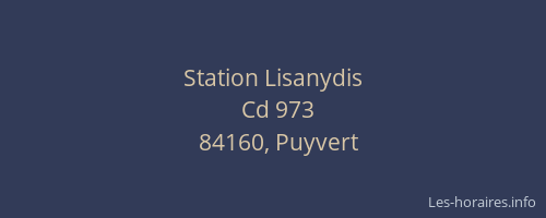 Station Lisanydis