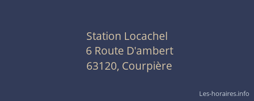 Station Locachel