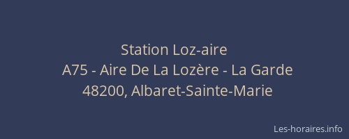 Station Loz-aire