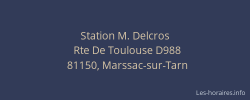 Station M. Delcros
