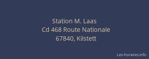 Station M. Laas