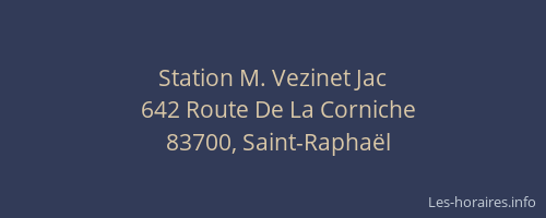 Station M. Vezinet Jac