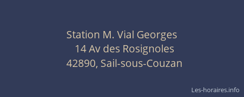 Station M. Vial Georges