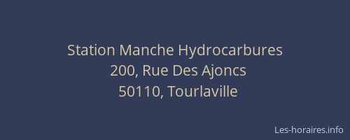 Station Manche Hydrocarbures