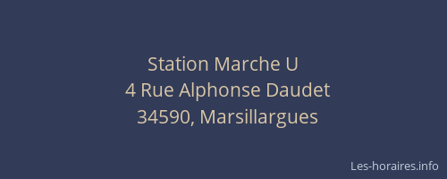 Station Marche U