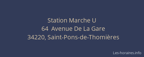 Station Marche U