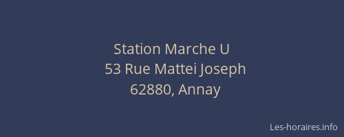 Station Marche U