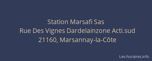 Station Marsafi Sas