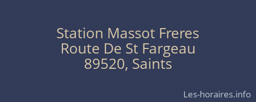 Station Massot Freres