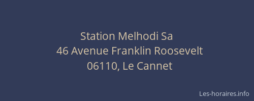 Station Melhodi Sa