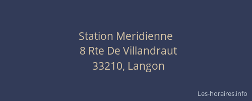 Station Meridienne
