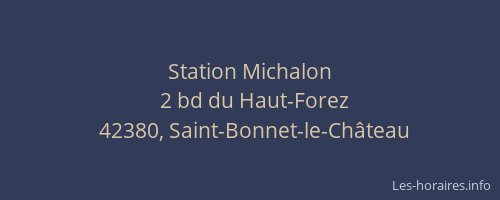 Station Michalon