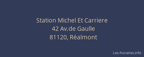 Station Michel Et Carriere