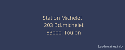 Station Michelet