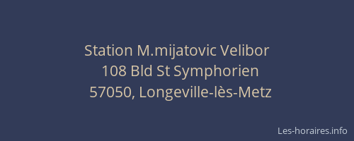 Station M.mijatovic Velibor