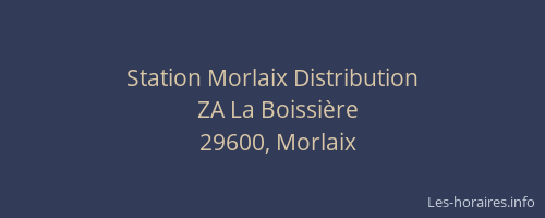 Station Morlaix Distribution