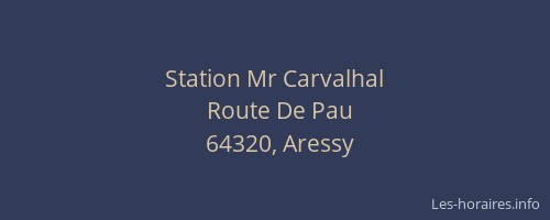 Station Mr Carvalhal