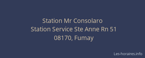Station Mr Consolaro