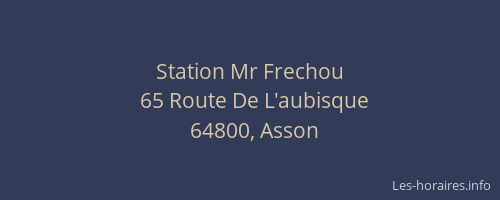Station Mr Frechou