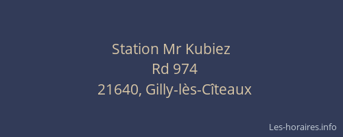 Station Mr Kubiez