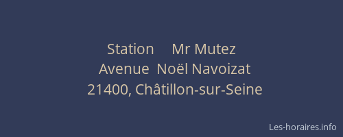 Station     Mr Mutez