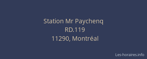 Station Mr Paychenq