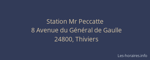 Station Mr Peccatte