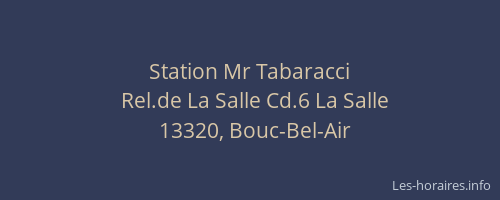 Station Mr Tabaracci