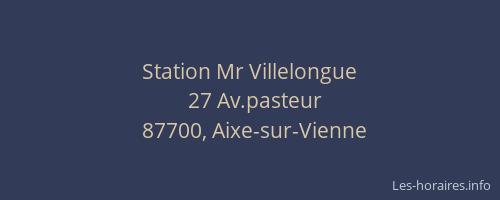 Station Mr Villelongue