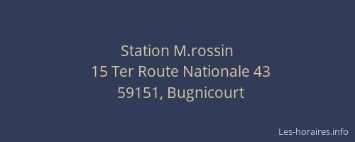 Station M.rossin