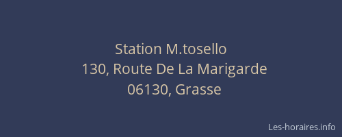 Station M.tosello