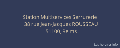 Station Multiservices Serrurerie