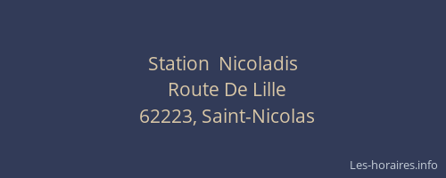 Station  Nicoladis