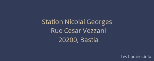 Station Nicolai Georges
