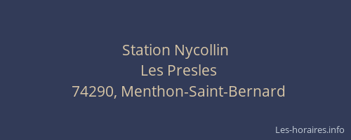 Station Nycollin
