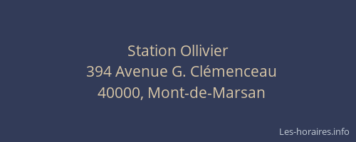 Station Ollivier