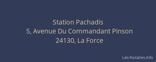 Station Pachadis