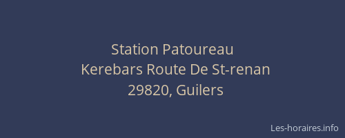 Station Patoureau
