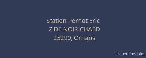Station Pernot Eric
