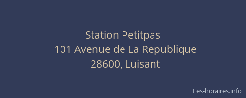 Station Petitpas
