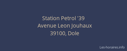 Station Petrol '39